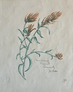 Watercolor of flowers